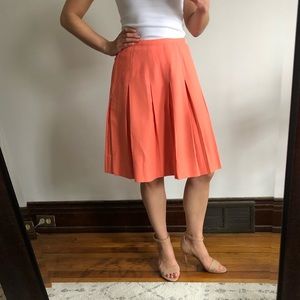 Vintage peach wool skirt